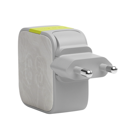 InstantCharger 65W 2 USB - White - Powerful USB-C and USB-A GaN PD charger - Detailshot 6